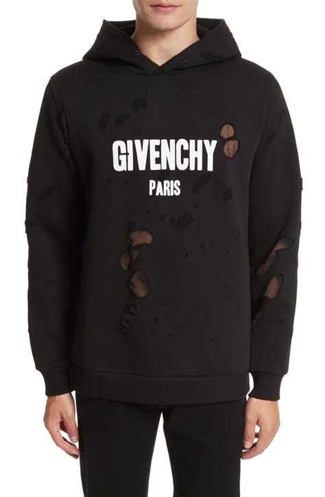 givenchy distressed sweater replica|Givenchy crest sweatshirt sale.